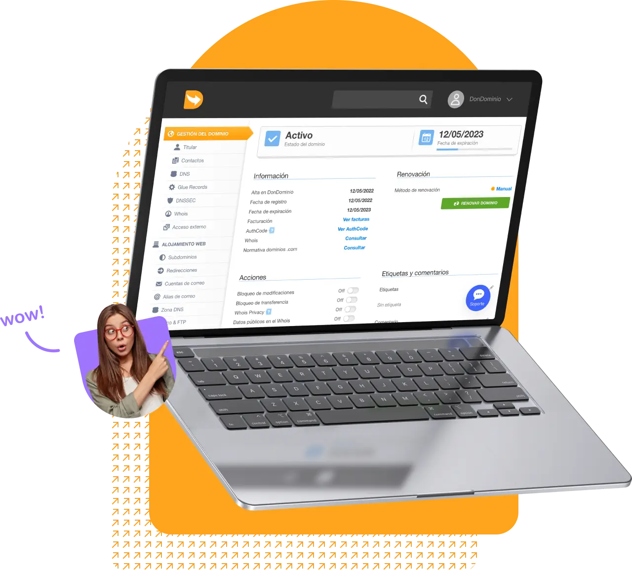 DonDominio Dashboard Preview
